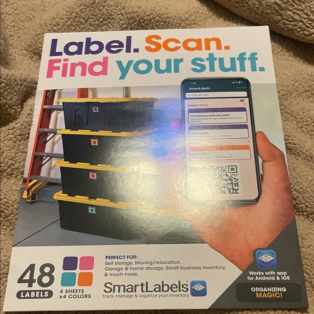 SmartLabels Storage Box Labels - Picture 1 of 1